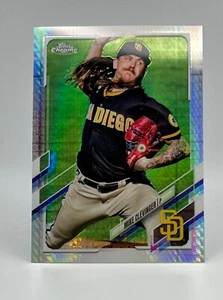 2021 Topps Chrome MIKE CLEVINGER Prism Refractor #130 Padres Guardians - Picture 1 of 2