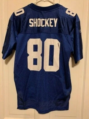 CAMISETA REEBOK GRANDE JUVENIL TALLA JUVENIL JEREMY SHOCKEY DE LOS NEW YORK GIANTS Foto 1 de 4