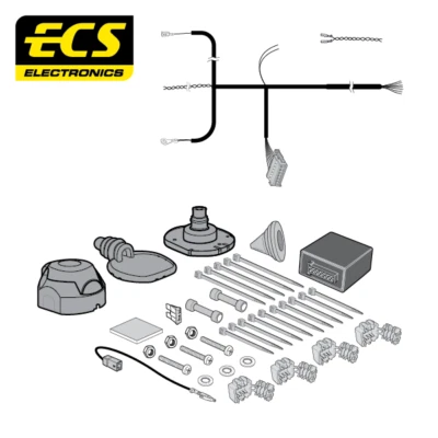 ECS 7 Pin Socket With Terminals Wiring Kit Connectors For BMW X1 2022-Onwards - Image 1 of 4