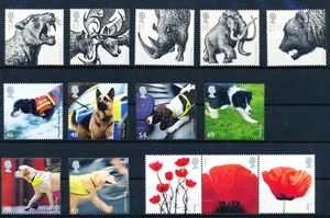 LS55757 Great Britain service dogs prehistoric animals fine lot MNH - Picture 1 of 1