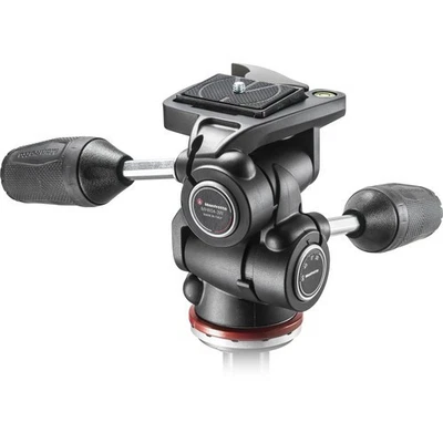 Manfrotto MH804 3-Way, Pan-and-Tilt Head with 200LT-PL Quick Release Plate - Image 1 of 4