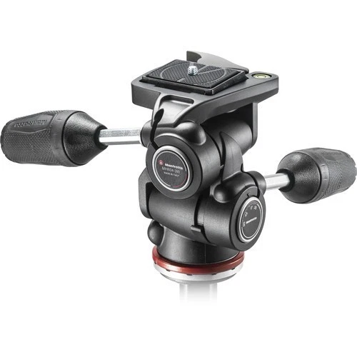 Manfrotto MH804 3-Way, Pan-and-Tilt Head with 200LT-PL Quick Release Plate - Image 1 of 4