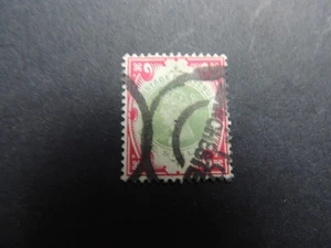 1900 Gran Bretaña 1s verde y carmín Jubilee SG214 usado - Imagen 1 de 1