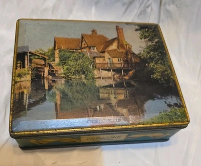 Edward Sharp & Sons, Maidstone Vintage Toffee Tin Showing Old Paper Mill Standon - Image 1 of 4
