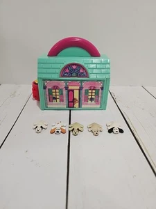Juego de escondite Happy Home 1995 vintage Galoob Pound Puppies - Imagen 1 de 8