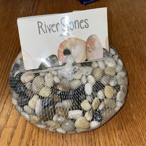 1 Bag Polished River Stones 3 lbs Decorative Hobby Lobby SH13 - Picture 1 of 4
