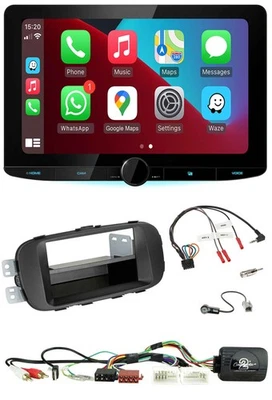 Kenwood Lenkrad USB DAB Bluetooth Autoradio für Kia Soul 14-19 schwarz AUX - Bild 1 von 4