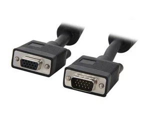 75Ft. SVGA Cable Super Shield 28AWG Dual Ferrites Male to Female Extension Cable - Picture 1 of 2