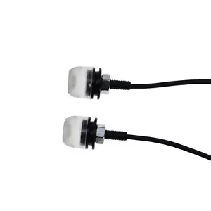 Clear LED License Plate Light Motorcycle Car Cruiser Scooter ATV Dirt Bike CB - Picture 1 of 3