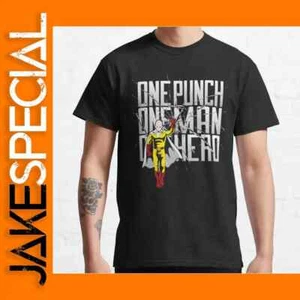 One Punch Man Anime Graphic T-Shirt Men’s Casual Cotton Tee - Afbeelding 1 van 15