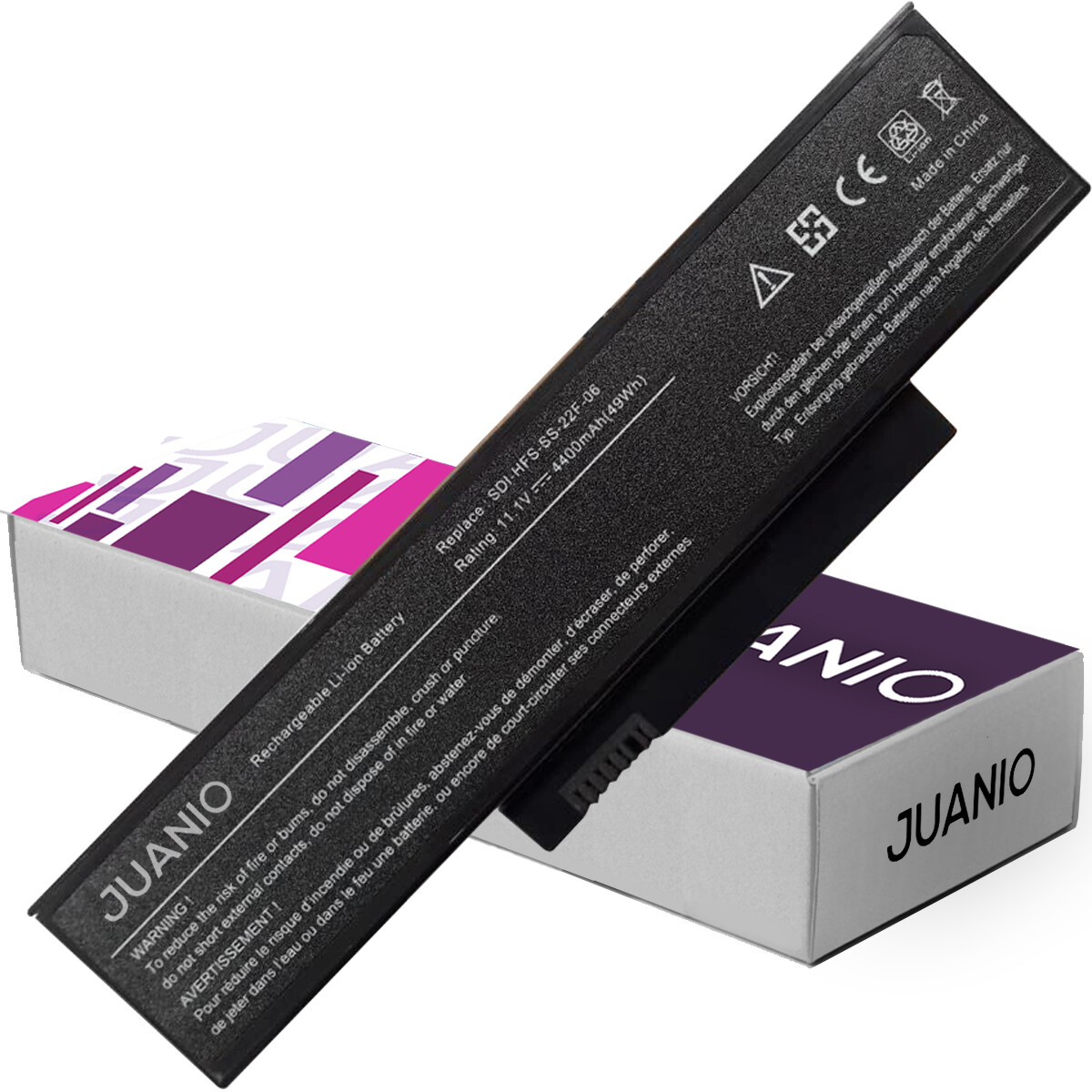 4400mAh Akku Für Fujitsu Siemens Laptop - Ersatzakku Für Esprimo Mobile