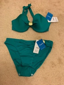 CHANTELLE BIKINI TOP SIZE 34B AND BRIEFS XS (WERE £108.00) BY SIGNED FOR POST - Picture 1 of 2