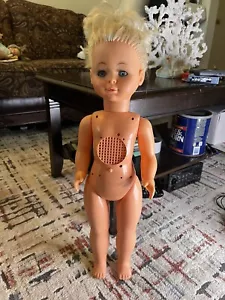 Vintage 1970 Singing Doll With 1 Record, Made In Japan 22”Rare - Picture 1 of 11