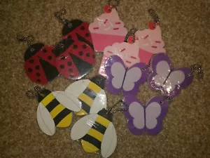 26 BATH and & BODY WORKS CUPCAKE BEE LADYBUG BUTTERFLY NAIL FILE EMERY BOARD LOT - Picture 1 of 2