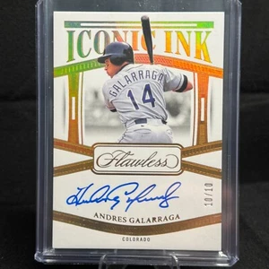 2024 Panini Flawless Baseball Andrés Galarraga Auto #10/10 - Colorado Rockies - Bild 1 von 4