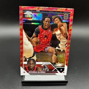 2023-24 Topps Chrome OTE #65 Efeosa Oliogu Red Logo Refractor /149 - Picture 1 of 2
