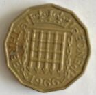 Uk Coin - 1966 Queen Elizabeth Ii Three Pence Coin (E2/3/1966)