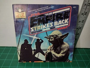 1980 Star Wars The Empire Strikes Back 24 Page Read Along Book and Record -READ! - Picture 1 of 5