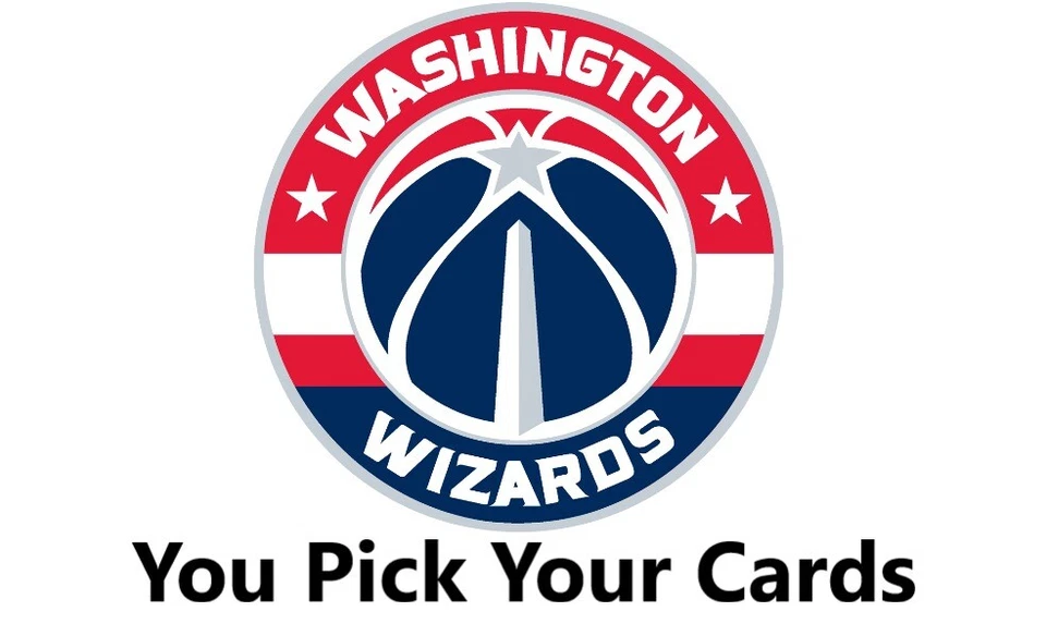 You Pick Your Cards Washington Wizards Bullets TeamNBA Basketball Card Selection - Image 1 of 1