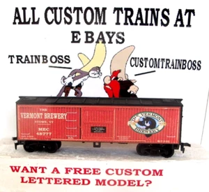 HO SCALE CUSTOM LETTERED "THE VERMONT BREWERY" BEER REEFER LOT 8 ๐บ๐บ๐บ๐บ๐บ - Picture 1 of 15