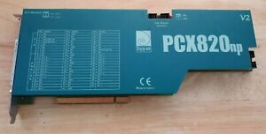 Digigram PCX820np V2 Broadcast AES/EBU Balanced Stereo Audio Sound PCI card