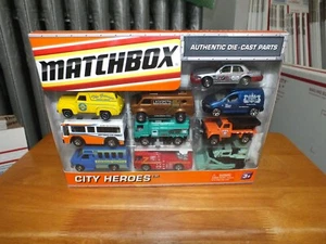 MATCHBOX CITY HEROES 10 VEHICLE PACK NEW IN PACKAGE 2009 - Picture 1 of 7