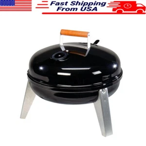 Portable Charcoal Grill 176sqin Cooking Space Lightweight Steel Legs Easy Carry - Picture 1 of 9