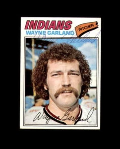 Autografo Wayne Garland firmato originale 1977 Topps Cleveland - Foto 1 di 2