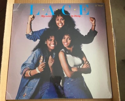 LACE "My Love Is Deep" 12" Single 4 Mixes Vinyl LP RECORD SEALED CUT OUT - Image 1 of 2