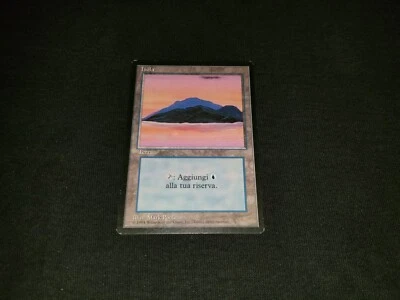 MTG 1x Revised basic land LP Italian FBB Island (Purple) - ships w/ tracking - Image 1 of 2