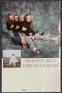 Chastity Belt Time To Go Home 2015 PROMO POSTER - Picture 1 of 1