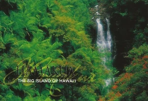 POSTCARD Hawaii Big Island Hamakua Waterfall  MINT Unused - Picture 1 of 1