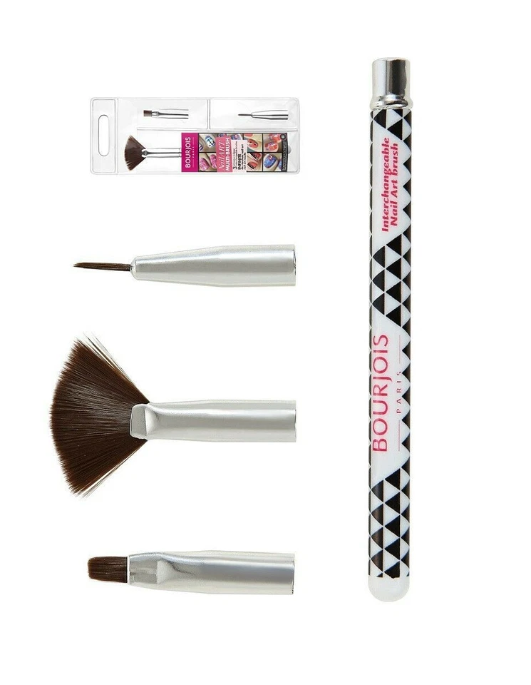 Bourjois Multi-Brush Nail Art kit Fan Brush, Shader & Liner Brush 3 brush set - Image 1 of 1