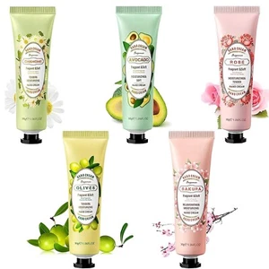 Hand Cream Gift Set, 5Pcs Fruit & Flower Hand Cream Travel Size - Picture 1 of 7