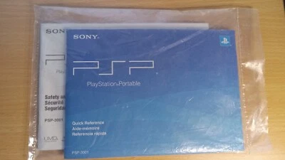 MANUAL ONLY + PSP-3001 NEW Quick Reference Booklet Hard To Find Combo - Image 1 of 3