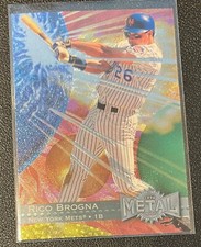 1996 Fleer Metal Universe #198 RICO BROGNA New York Mets