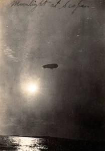 Cartolina fotografica reale flusso scappa dirigibile inglese prima guerra mondiale - Foto 1 di 4