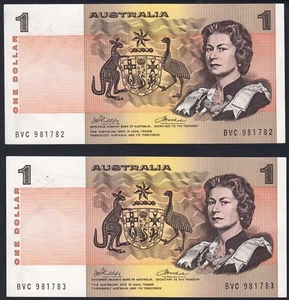Australia $1 1975 Phillips/Wheeler Pair R75 - Picture 1 of 2