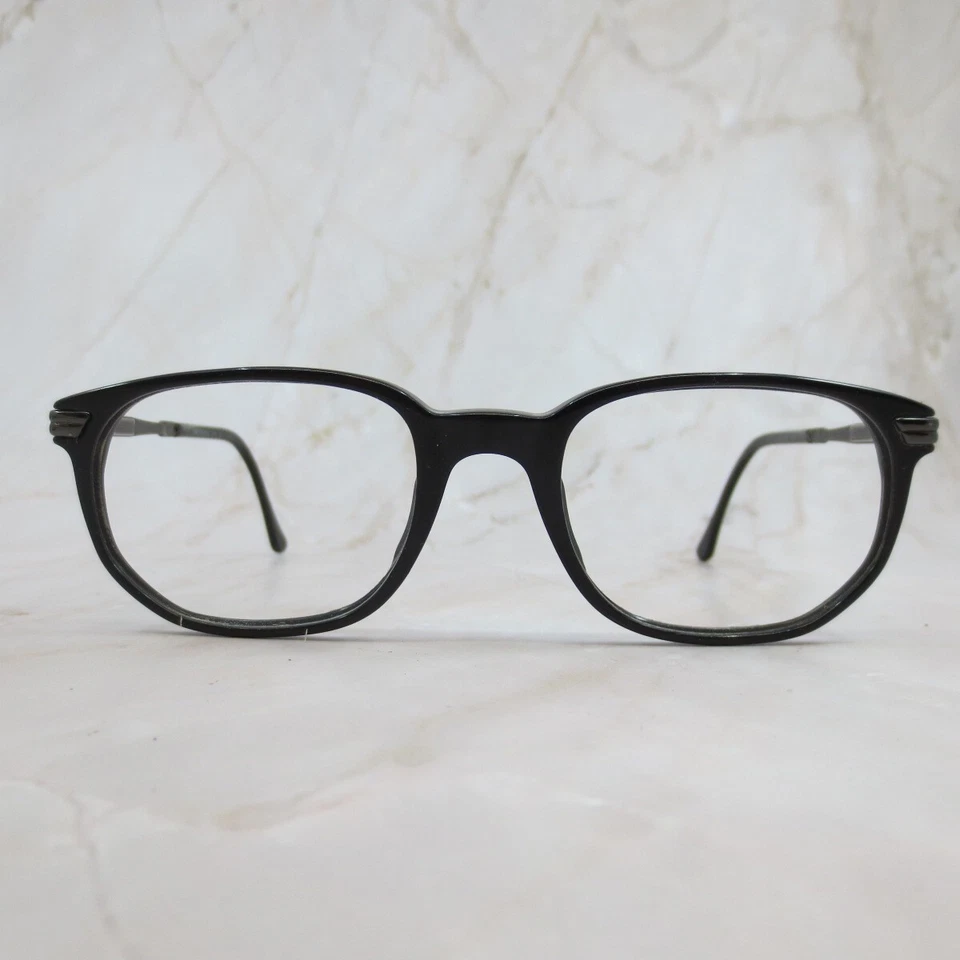 Marco de gafas Luxottica 3139 para hombre negro mate borde completo cuadrado 52-20-140 Foto 1 de 4