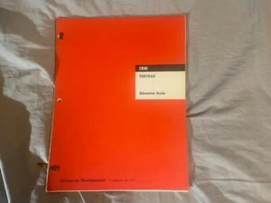 1962 IBM FORTRAN Education Guide Student Textbook Vintage PB SC - Picture 1 of 5