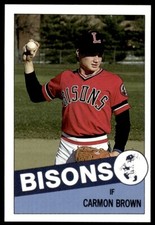 1986 David Lipscomb University Bisons Team Issue Carmon Brown #10