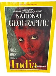 National Geographic Magazine May 1997 India Vintage Collectable y - Picture 1 of 17