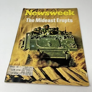 1973 Newsweek Mideast Erupts Disney World Nunchaku Killer Sticks Arab Israel War - Picture 1 of 15