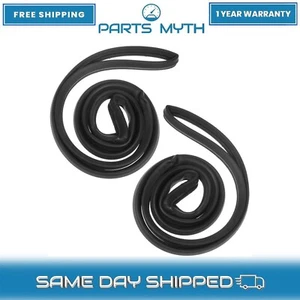 New Rear Door Seals Rubber Weatherstrip Pair Set For 1977-1986 Pontiac Buick - Picture 1 of 2
