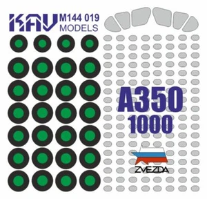 Paint mask for A-350-1000 (Zvezda) - Picture 1 of 1