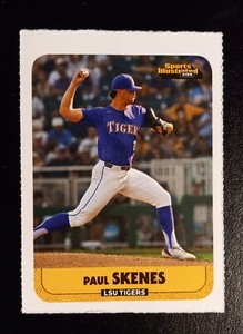 First rookie card RC 2023 SI Kids Paul Skenes LSU Pirates No. 1 MLB Draft #1091