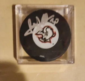 RYAN MILLER SABRES SIGNED / AUTOGRAPHED HOCKEY PUCK  COA - Picture 1 of 1