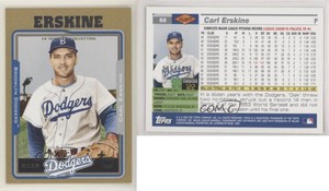 2005 Topps Retired Signature Edition Gold /500 Carl Erskine #52