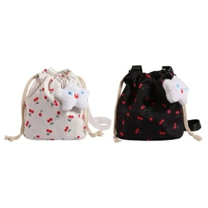 Drawstring Shoulder Bag for Women Messenger Bag Female Bucket Crossbody Bag - Picture 1 of 12