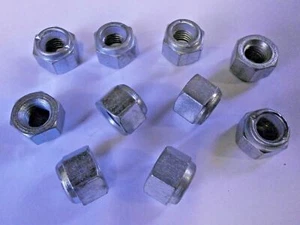 251322 3/8" BSF Nuts Self Locking x10 Landrover Series 1 to 3 Many Applications - Imagen 1 de 3